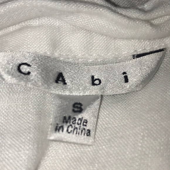 CAbi Linen Button Down Tunic - Picture 3 of 3